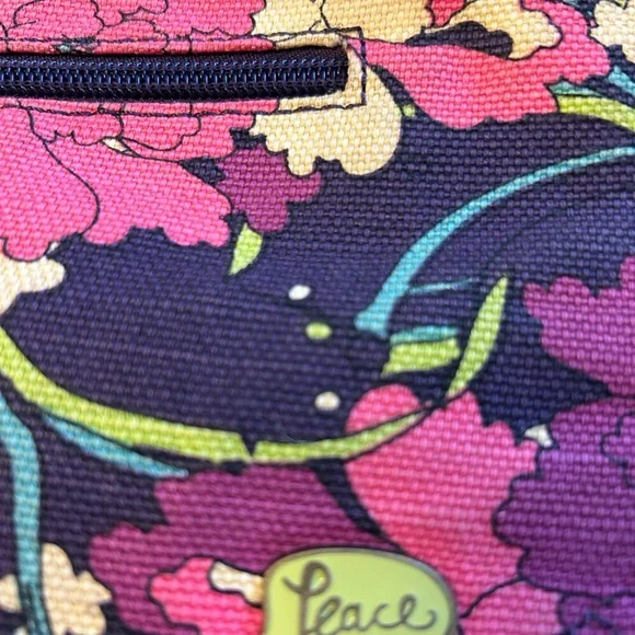 RARE Sakroots Floral Butterfly Crossbody Convertible Bag - Picture 10 of 11